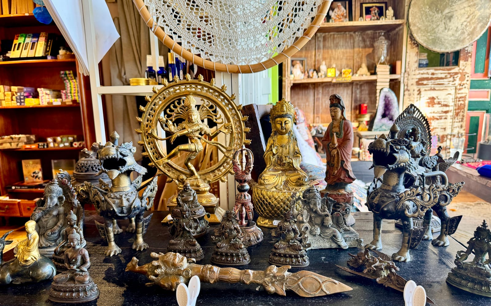 Bronzen beelden en spirituele kunst